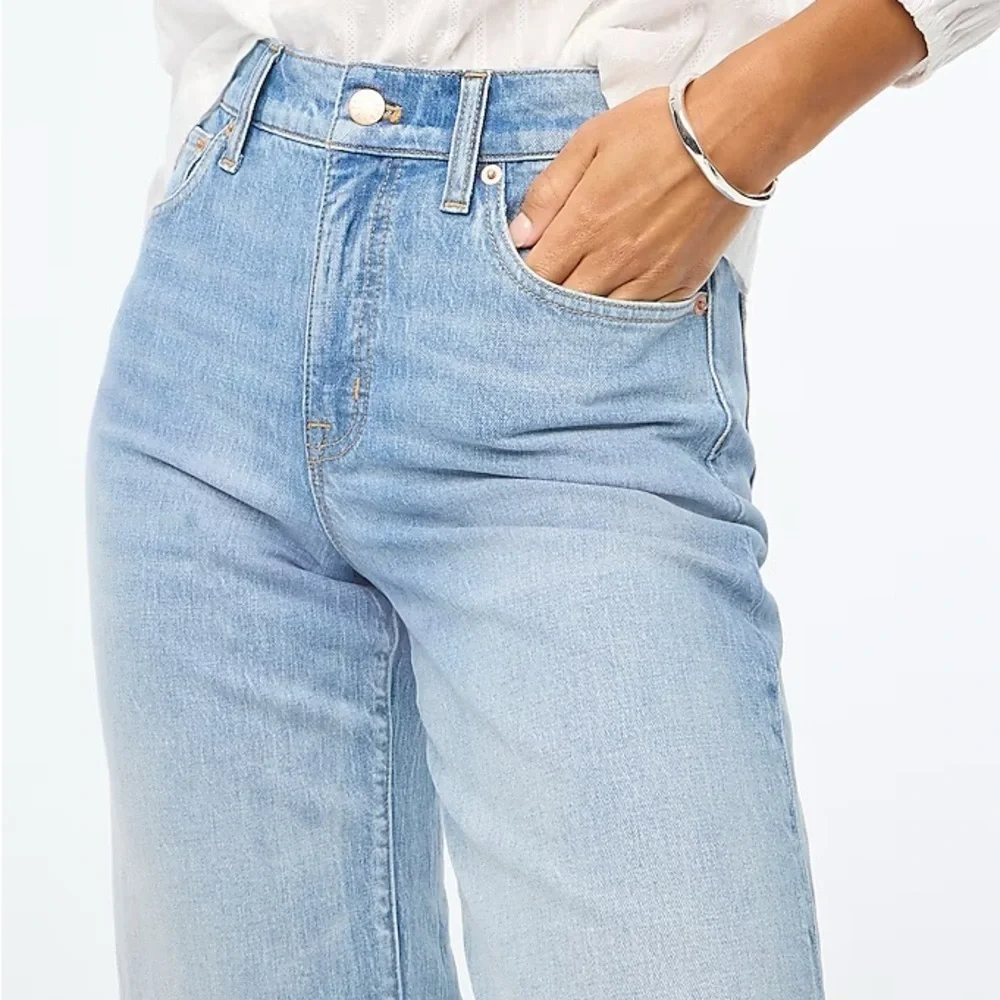 J. Crew Wide leg crop jean in all-day stretch